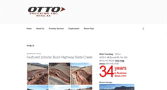 Desktop Screenshot of ottotrucking.com